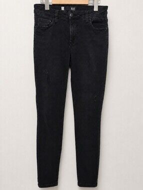 KUT from the Kloth Womens Black Skinny High-Rise Denim Stretchy Jeans Size 4